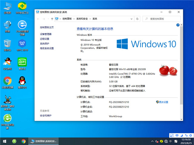 ѻ԰Windows 10 רҵ32λ v2023.09